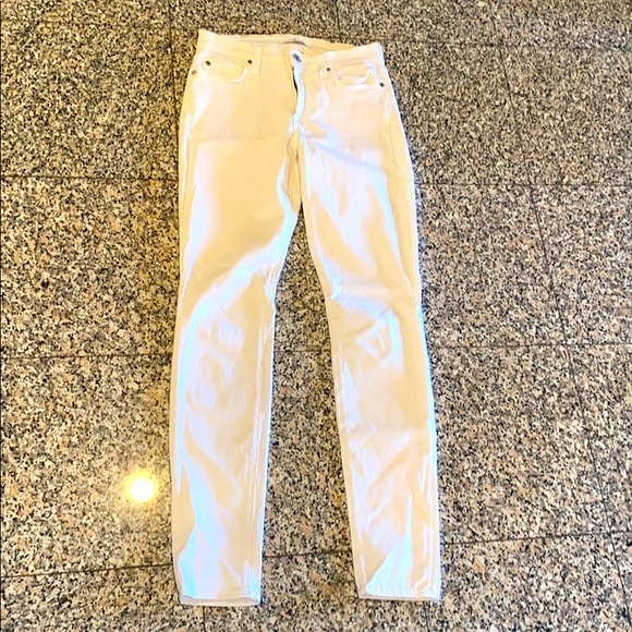 7 for all mankind Jeans white size 25 - Picture 1 of 13